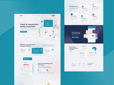 Financial App Landing Page app landing app landing page app ui app website banking app creative ui financial app financial app landing financial app ui financial app website