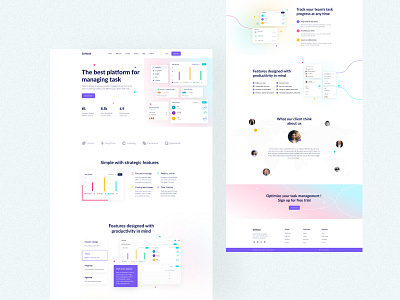 Task Management Landing Page