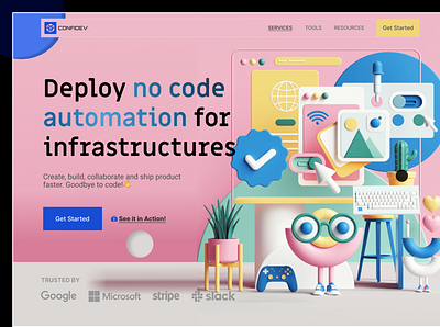 No Code Automation design nocode typography ui