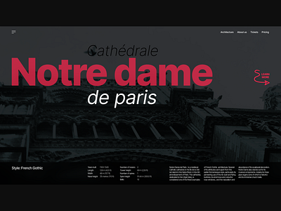 Notre-Dame de Paris. Аrchitecture architecture ui