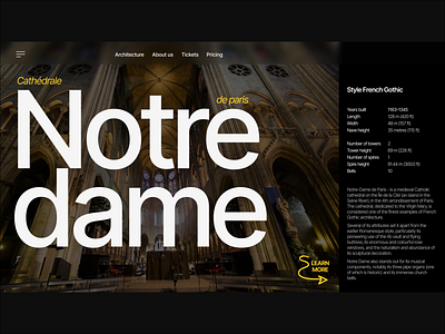Notre-Dame de Paris. Аrchitecture ui аrchitecture