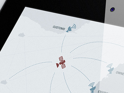 Navigations system website blue design illustration navigation ui ux website