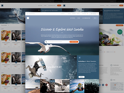 West Sweden Tourism Portal portal responsive tourism ui ux