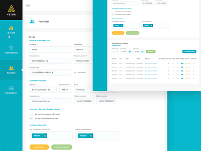 Camping Key Card Contacts camping contacts input key card landing page registration search ui ux