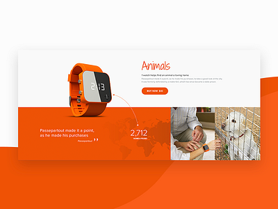 Charity Watch Brand brand charity landing page ui ux watch