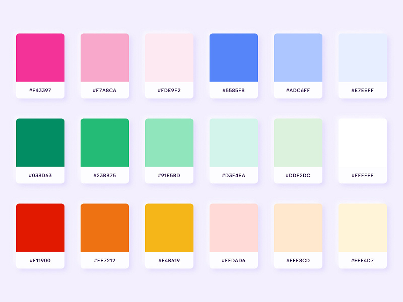 🌈 Meesho Colour Library by Meesho Design on Dribbble