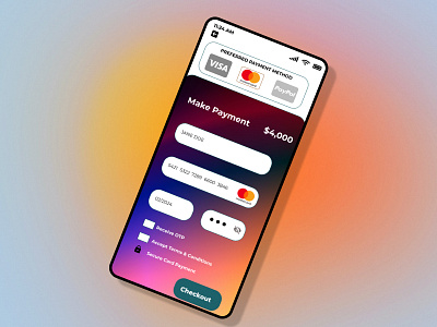 CREDIT CARD CHECKOUT PAGE design ui ux