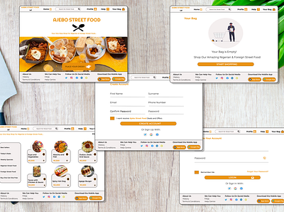 Street Food 2 design ui ux