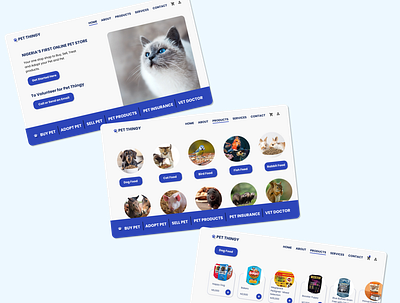 ONLINE PET STORE design online store pet pet thingy