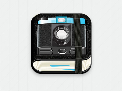 Analogbook app camera icon ios lomo moleskine notebook