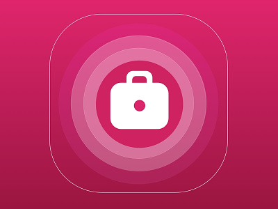Travel Radar • App Icon app icon ibeacon ios travel