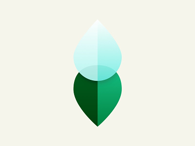 Happy Flower icon integration iot leaf plant water