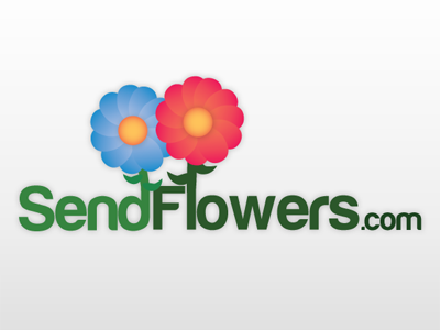 SendFlowers.com Logo logo logo design