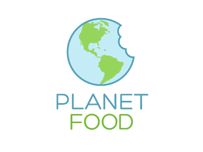 Planet Food logo logo logo design