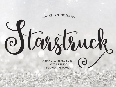 Starstruck Hand-lettered Script