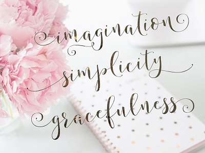 Sweet Letter Combinatios calligraphy font fonts hand lettered lettering script storybook sweet type