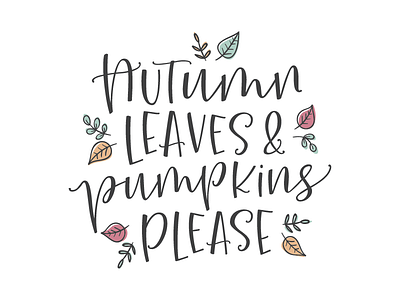 Autumn Lettering