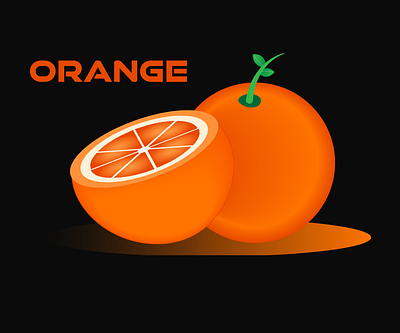 ORANGE 3d adobeillustrator graphic design illustrations orange