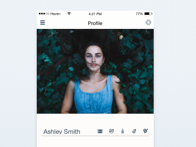 Haven User Profile Page