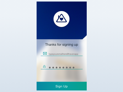 Sign Up Screen