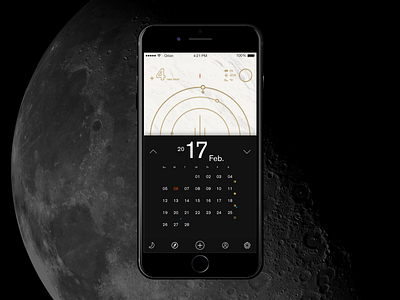 Orion iOS moon phases space
