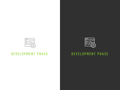 Development Phase icon internal process