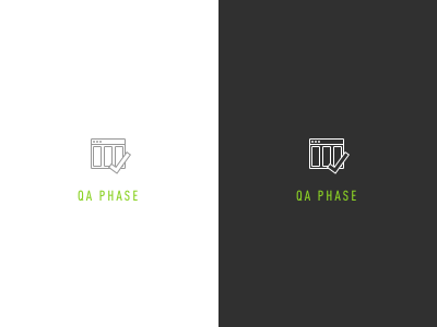 QA Phase icon internal quality assurance