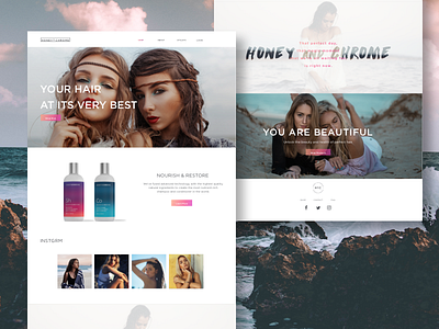 Honey & Chrome-Homepage