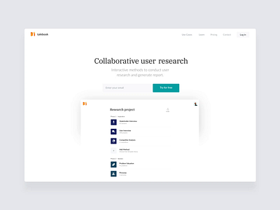 📙 Talebook.io 2.0 - Landing Page app charts clean gif landing landingpage research ui ux web website