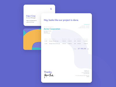 GogoApps – Invoice