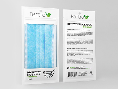 Bactro - Package Product Design branding branding identity design graphic design illustration label design logo package package design product product design