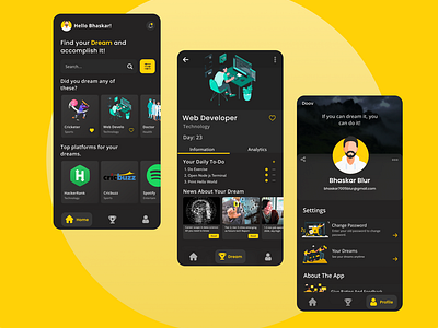 Doov App(my own) UI UX Design By Bhaskar
