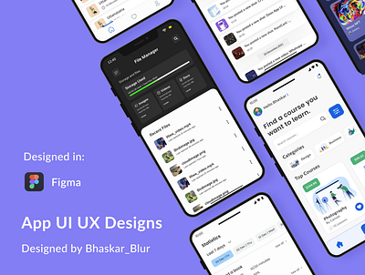 App UI UX Designs