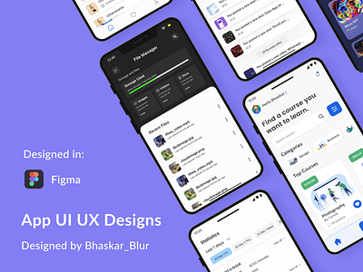 App UI UX Designs