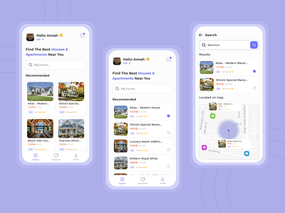 House Listing App UI UX Design