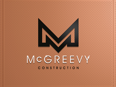 McGreevy Construction Rebrand aired leather branding construction m mark