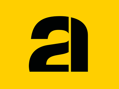 A2 Architects 2 a black branding mark typography yellow