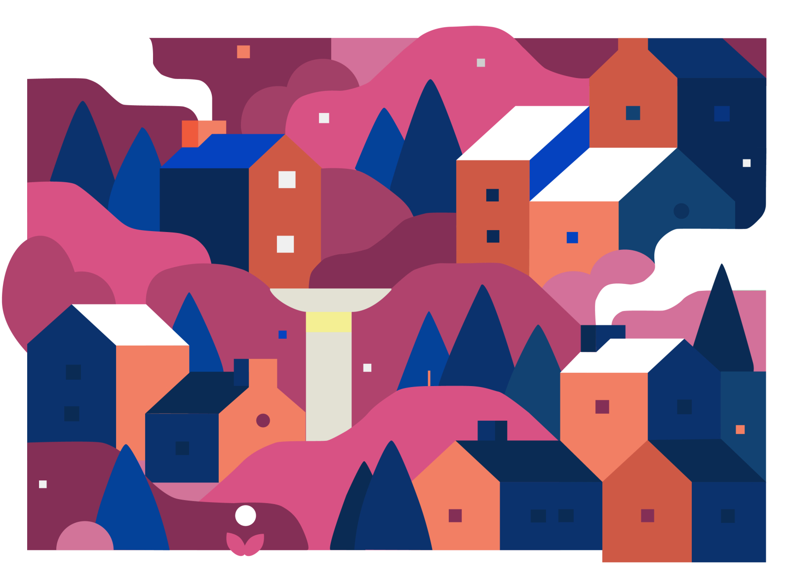 City by Alena on Dribbble