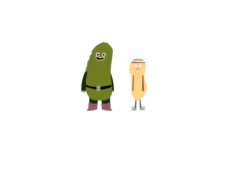 Pickle & Peanut animation cartoon disney peanut pickle principle sketch vector