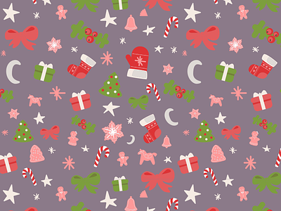 Christmas Seamless Pattern christmas download free freebie illustrator pattern vector xmas