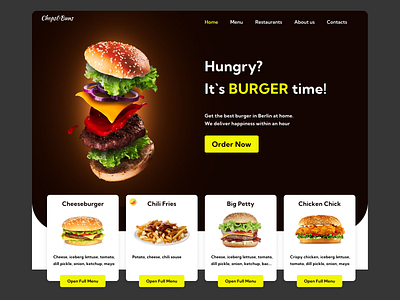 Chop&Buns - fast food restaurant concept