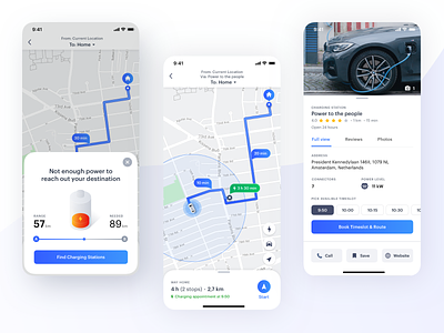 Navigator App for Electric Cars