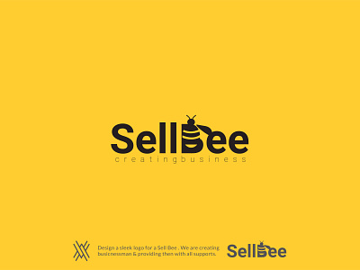 Sellbee- Businss logo. 3d branding graphic design logo motion graphics ui