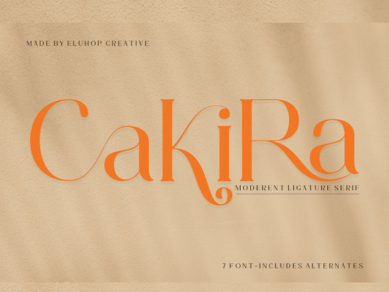 Cakira Serif by Arif Fadilah on Dribbble