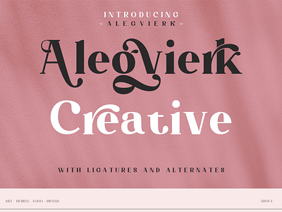 Alegvierk Serif branding design font graphic design illustration logo motion graphics seri serif font ui vector