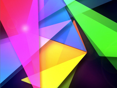 Abstract Origami abstract colorful illustration origami photoshop reflexion triangle