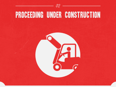 Gif under construction animate build construction gif pictogram red white