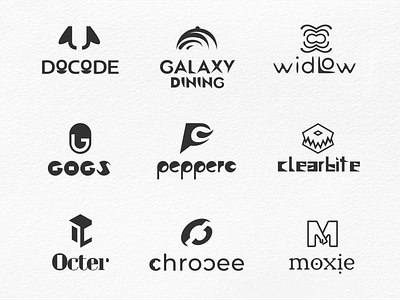 LOGOFOLIO #1 branding brandmark creative design designer graphic design graphic designer lettermark logo logo designer logofolio typography wordmark