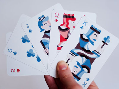 Duel Playing Cards art design illustration kickstarter playing cards