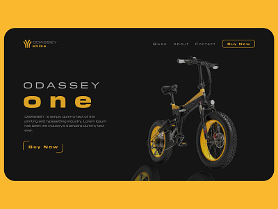 ODASSEY Bike online store branding design logo online shop online store store design ui ux web design webdesigner website